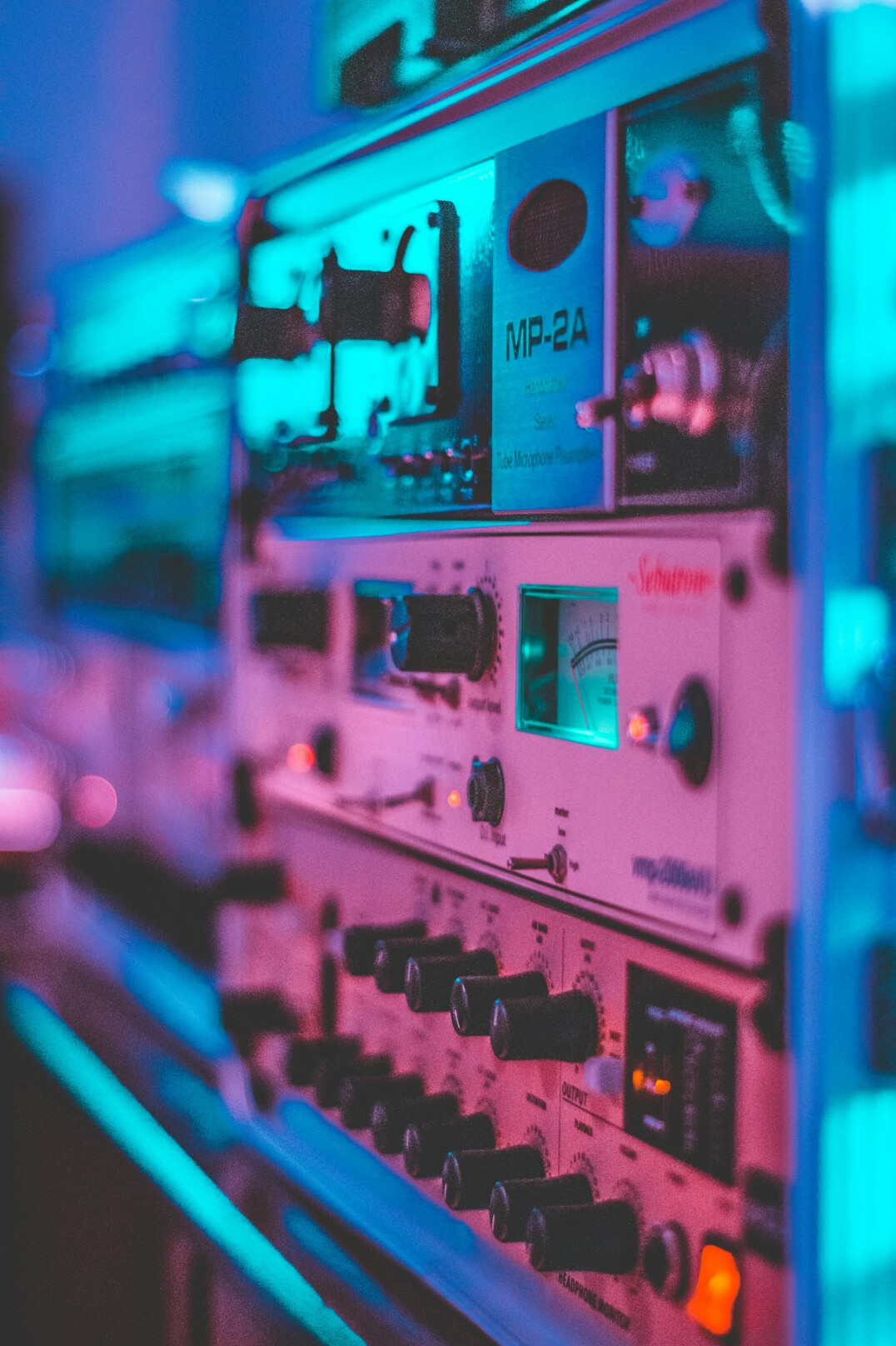vintage music studio